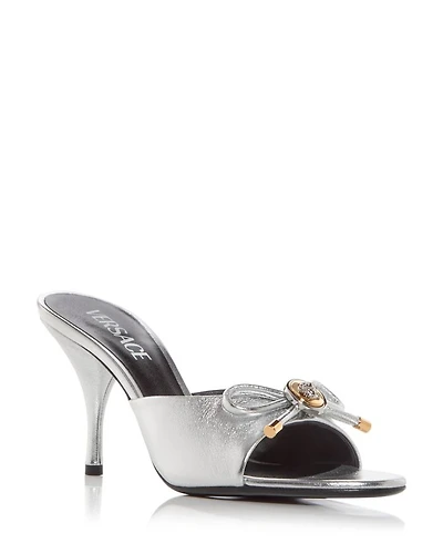 Women's Opera Bow 85mm Patent Mules