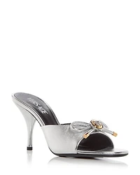 Women's Opera Bow 85mm Patent Mules
