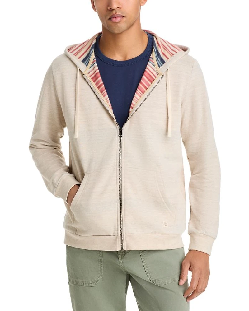 Fleece Zip Front Hoodie