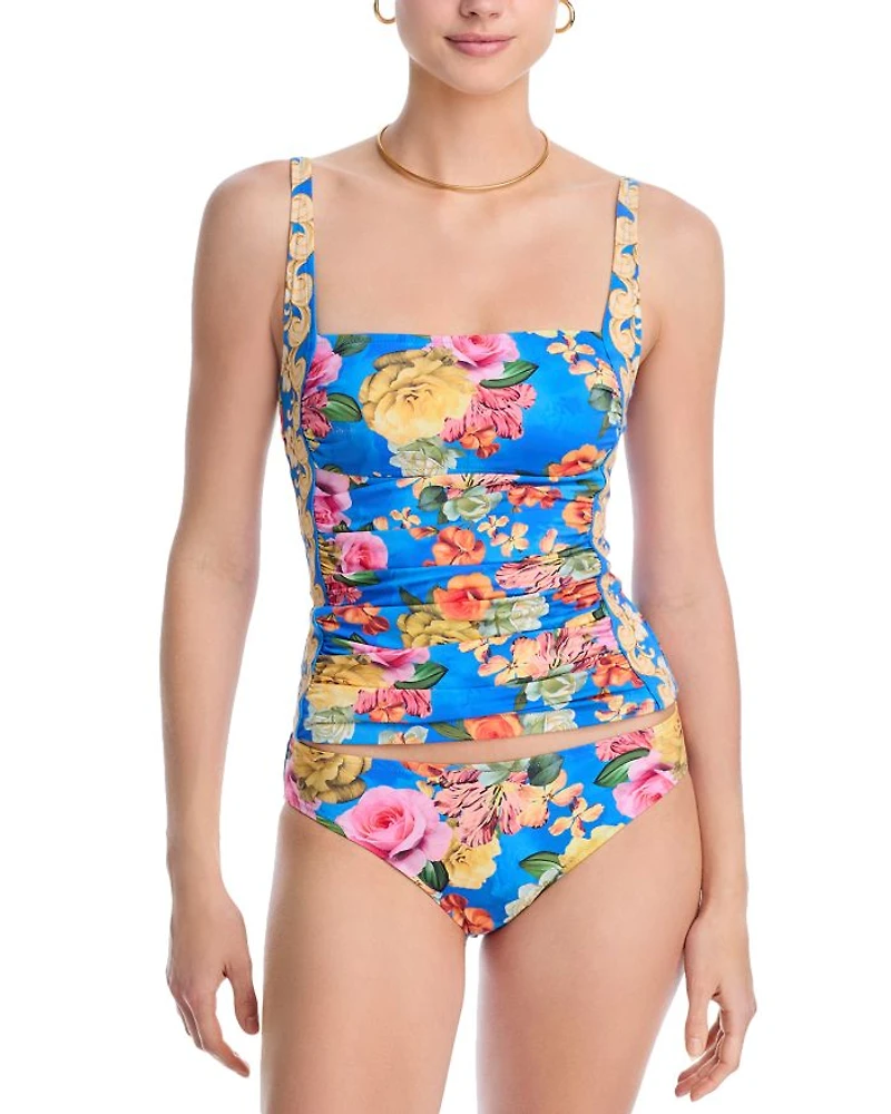 Pauline Ruched Tankini Top