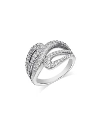 Bloomingdale's Fine Collection Diamond Wave Bypass Ring