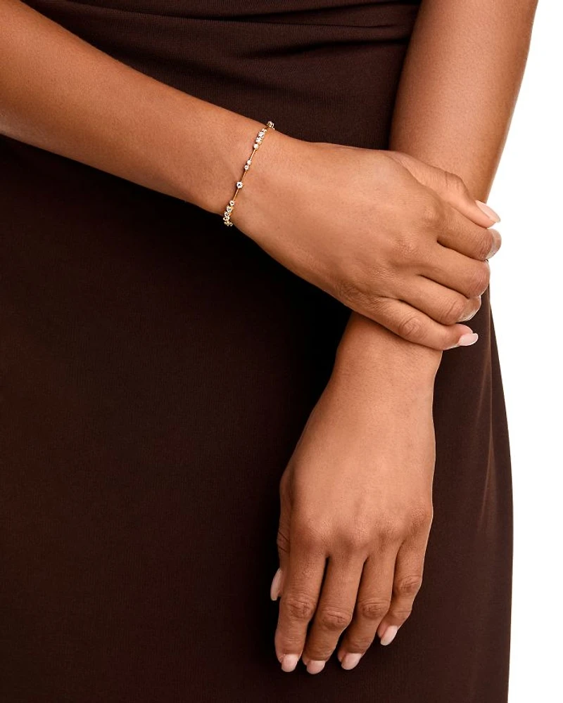 Diamond Bracelet in 14K Yellow Gold, 1.50 tcw