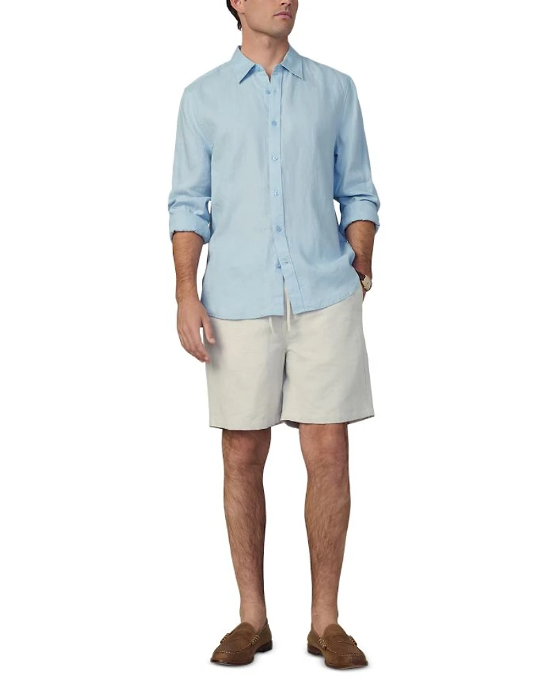 Jakob Oversized Button Front Linen Shirt