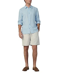 Jakob Oversized Button Front Linen Shirt
