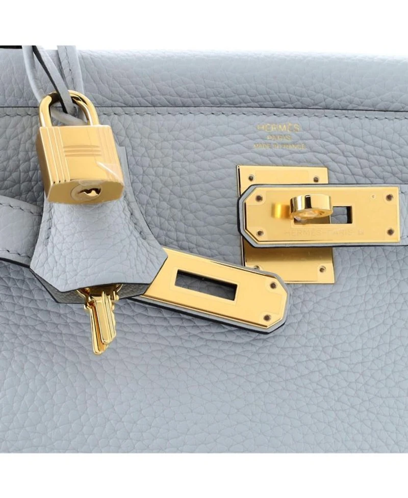 Kelly 28 Handbag Clemence with Gold Hardware