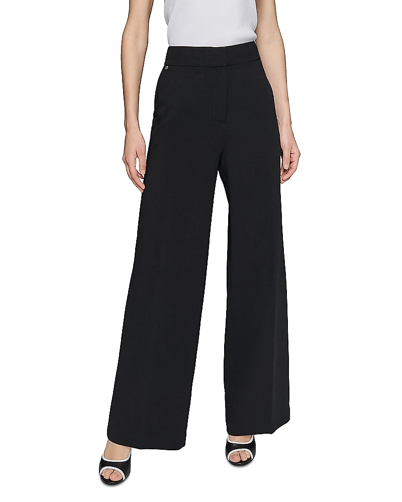 Karl Lagerfeld Paris Essential Wide Leg Pants