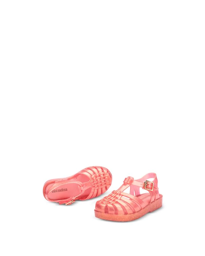 Girls' Possession Shiny Sandals - Toddler