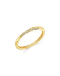 Zoe Chicco 14K Yellow Gold Pave Diamond Twist Wire Ring