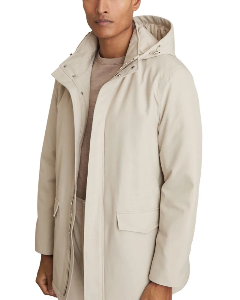 Lucan Hooded Nylon Jacket