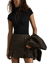 Elle Tweed Mini Skirt