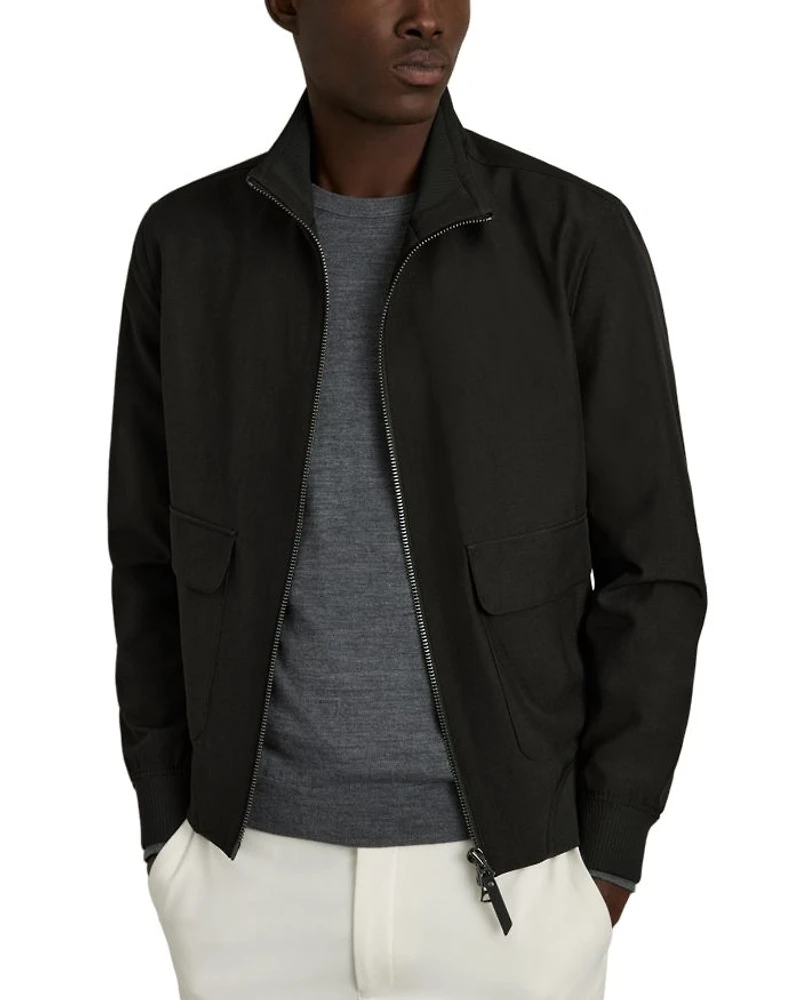 Rufus Zip Through Funnel Neck Jacket