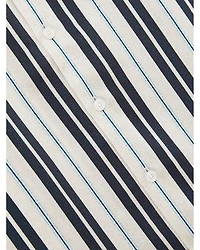 Amos Wide Stripe Print Cuban Shirt
