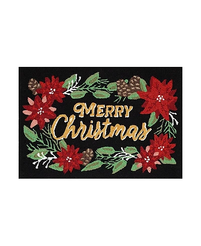 Liora Manne Frontporch Merry Christmas Area Rug