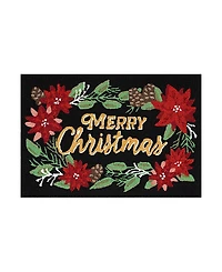 Liora Manne Frontporch Merry Christmas Area Rug