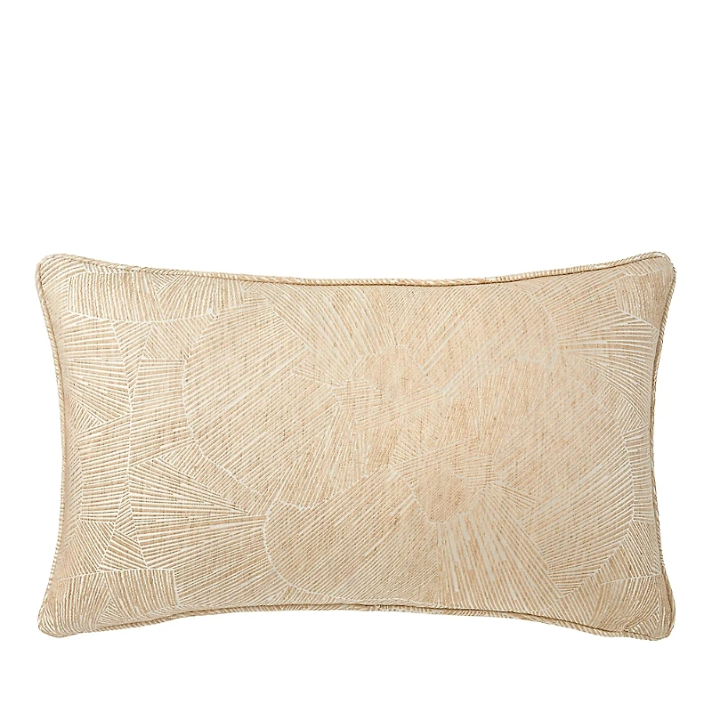 Yves Delorme Ombre Silk & Linen Blend Jacquard Decorative Pillow, 13 x 22