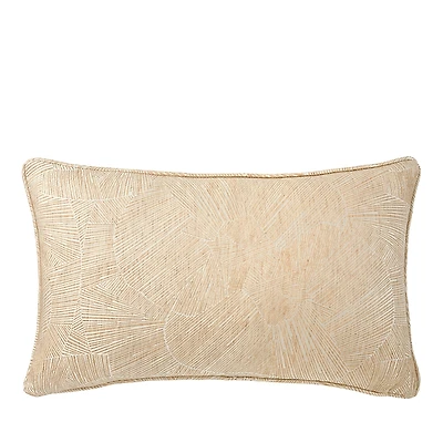 Yves Delorme Ombre Silk & Linen Blend Jacquard Decorative Pillow, 13 x 22