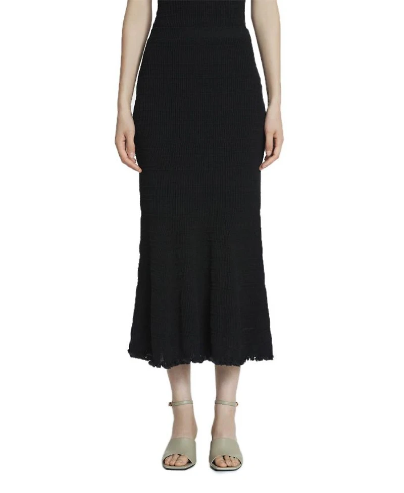 Cotton Midi Skirt