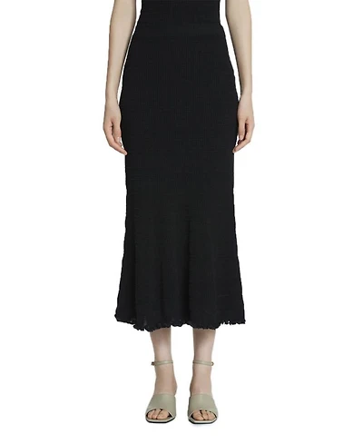 Cotton Midi Skirt