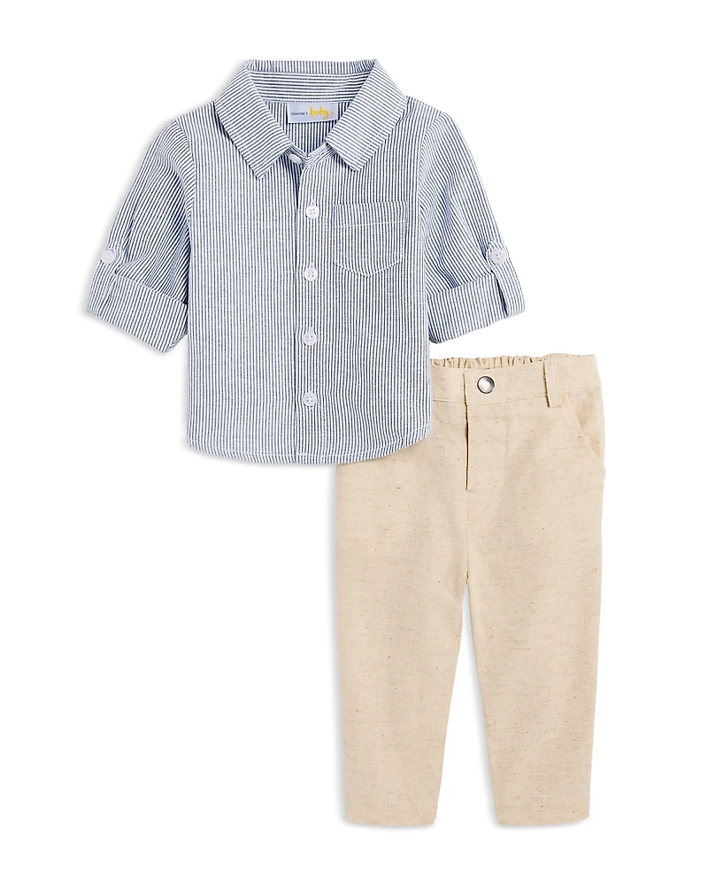 Bloomie's Baby Boys' Shirt & Pants Set, Baby - Exclusive