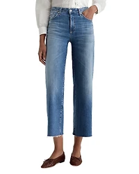 Ag Saige High Rise Wide Leg Cropped Jeans