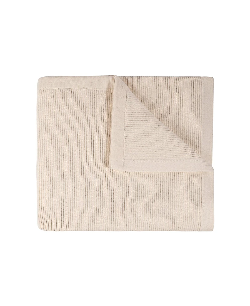 Feltman Brothers Unisex Ribbed Knit Blanket - Baby
