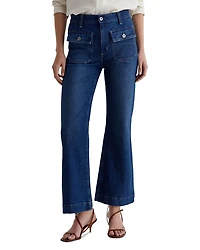 Bonnie Mid Rise Flare Leg Jeans Shallow