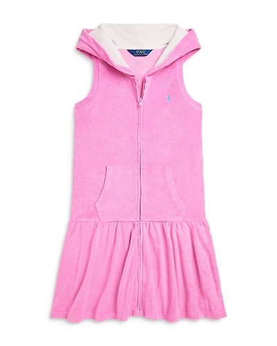 Girls' Hooded Terry Cover-Up - Big Kid