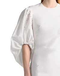 Danielle Eyelet Balloon Sleeve Dress