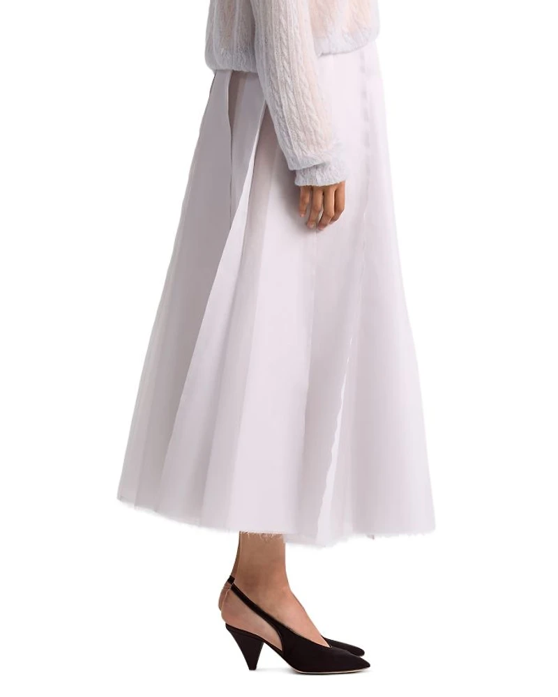 Dex Silk Pleated Skirt