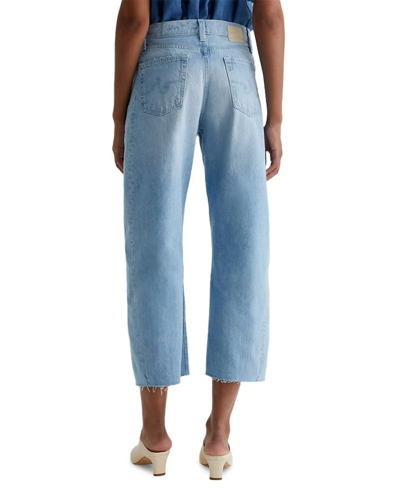 Hattie Crop High Rise Barrel Leg Jeans Sunrise
