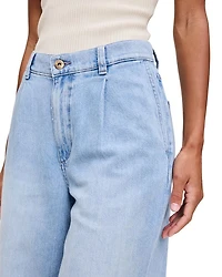 Aura Isabel Wide Leg Mid Rise Jeans Beachfront