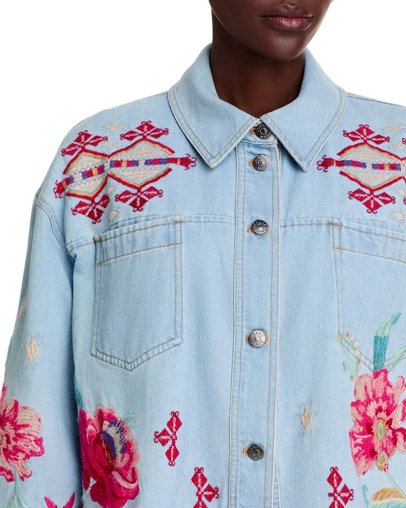Talulla Cropped Denim Jacket