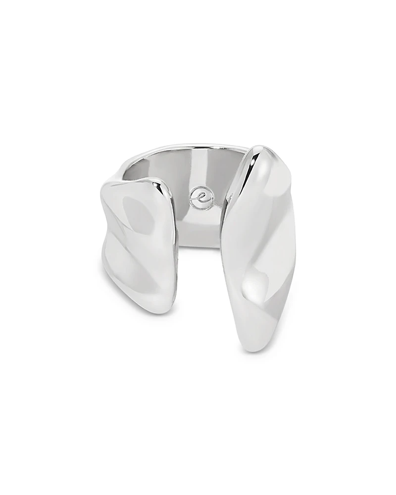 Ettika Liquid Lux Silver Plated Ring