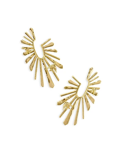 Kendra Scott Melody Bird & Spike Front Facing Hoop Earrings
