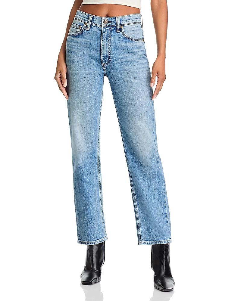rag & bone Harlow Mid Rise Ankle Jeans