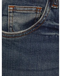 Petite Bonnie Flare Jeans Mid Blue
