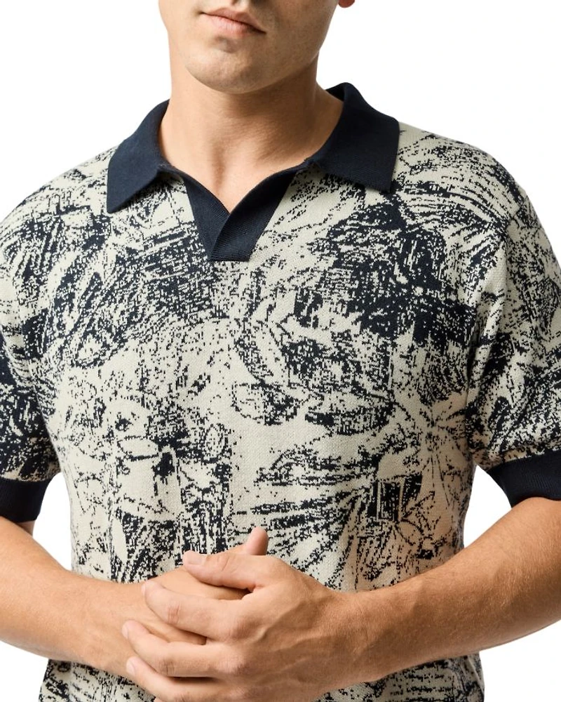 Bowlers Creek Knit Patterned Polo