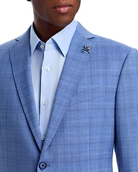 Star USA Plaid Slim Fit Suit Jacket