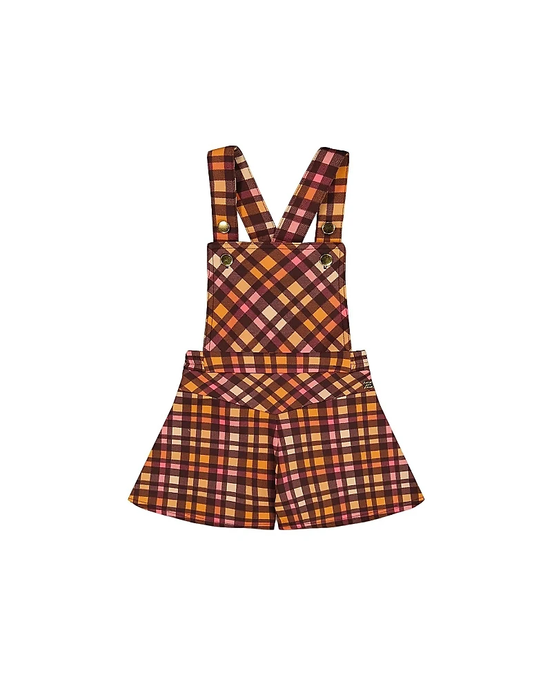Deux par Girls' Milano Plaid Shortall - Little Kid