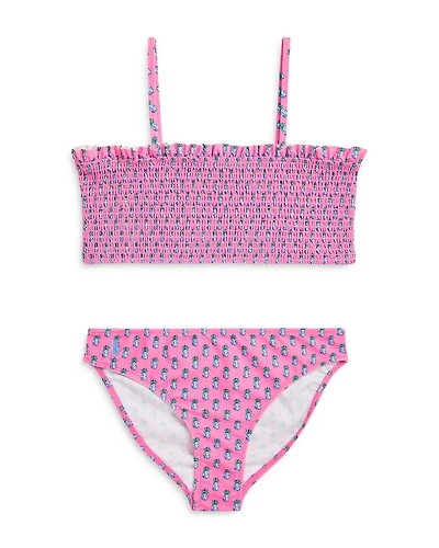 Girls' Pineapple Print Two Piece Swimsuit - Big Kid
