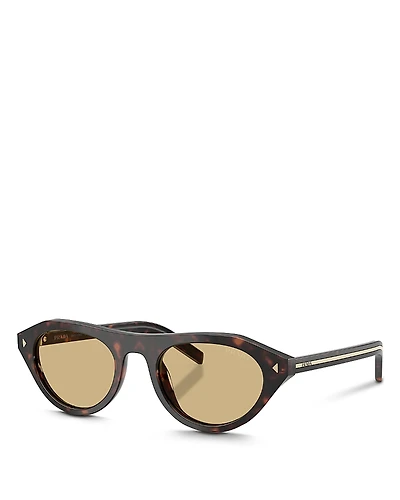 Prada Pr B15S Round Sunglasses, 51mm