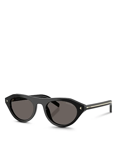 Prada Pr B15S Round Sunglasses, 51mm