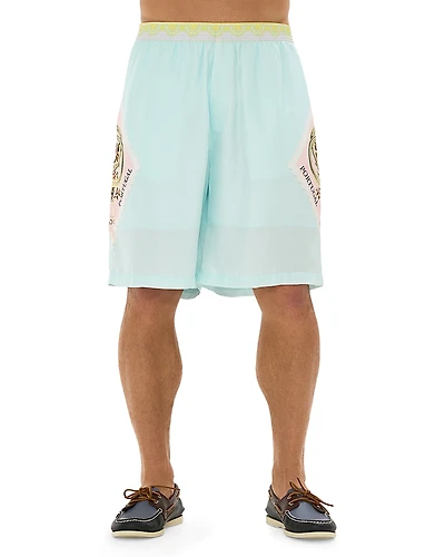 Camilla Baggy Printed 11.8 Walking Shorts