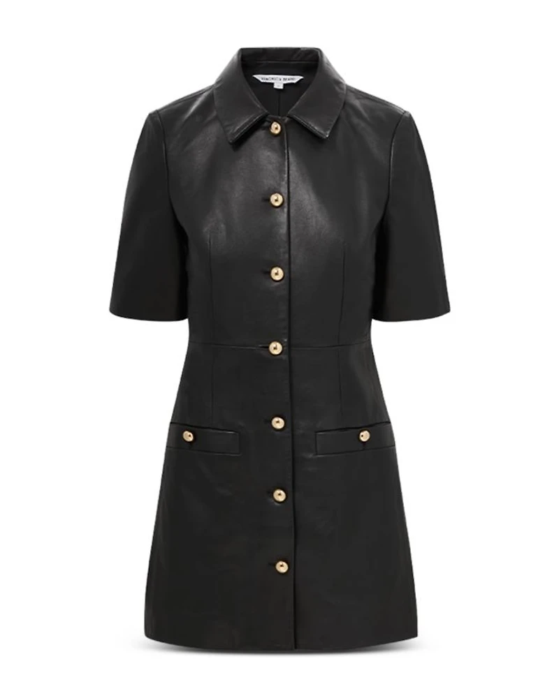 Paige Leather Dress