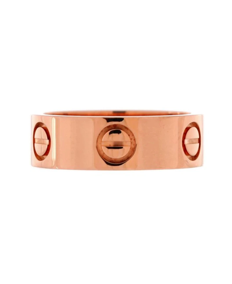 Love Band Ring 18K Rose Gold