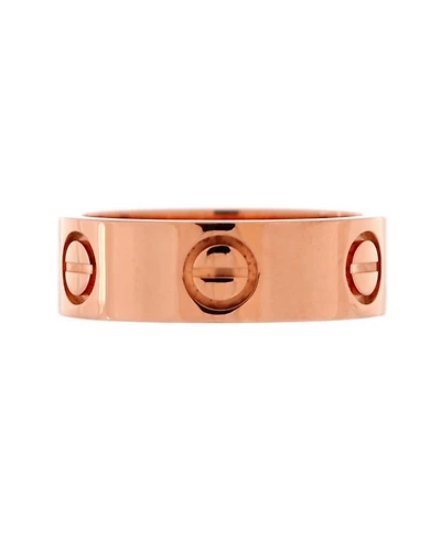 Love Band Ring 18K Rose Gold