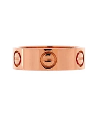 Love Band Ring 18K Rose Gold