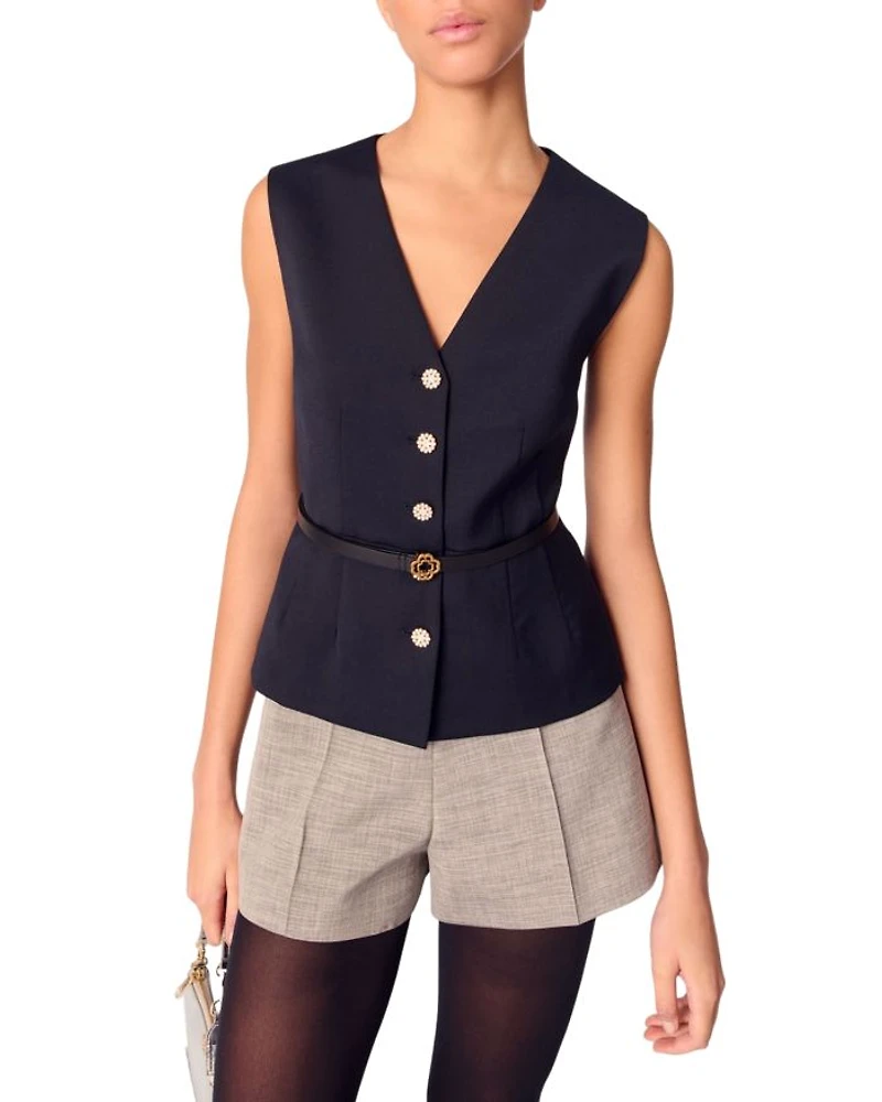 Wool Blend Vest