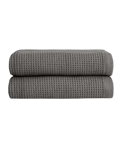 Waffle Hand Towels, Set of 2