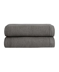 Waffle Hand Towels, Set of 2